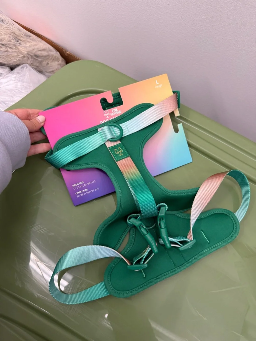 Parker Dog Harness | Green No Pull Multi Walk Style Harness